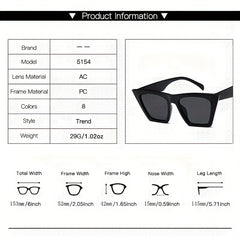 Y2K Cat Eye Sunglasses Gradient Outdoor Glasses UV 400
