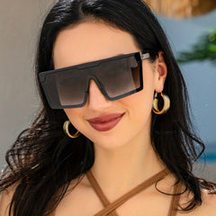 Y2K Flat Top Gradient Sunglasses UV400