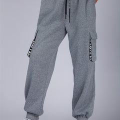 Women's Plus Size Sports Pants Elastic High Rise Jogger Sweatpants