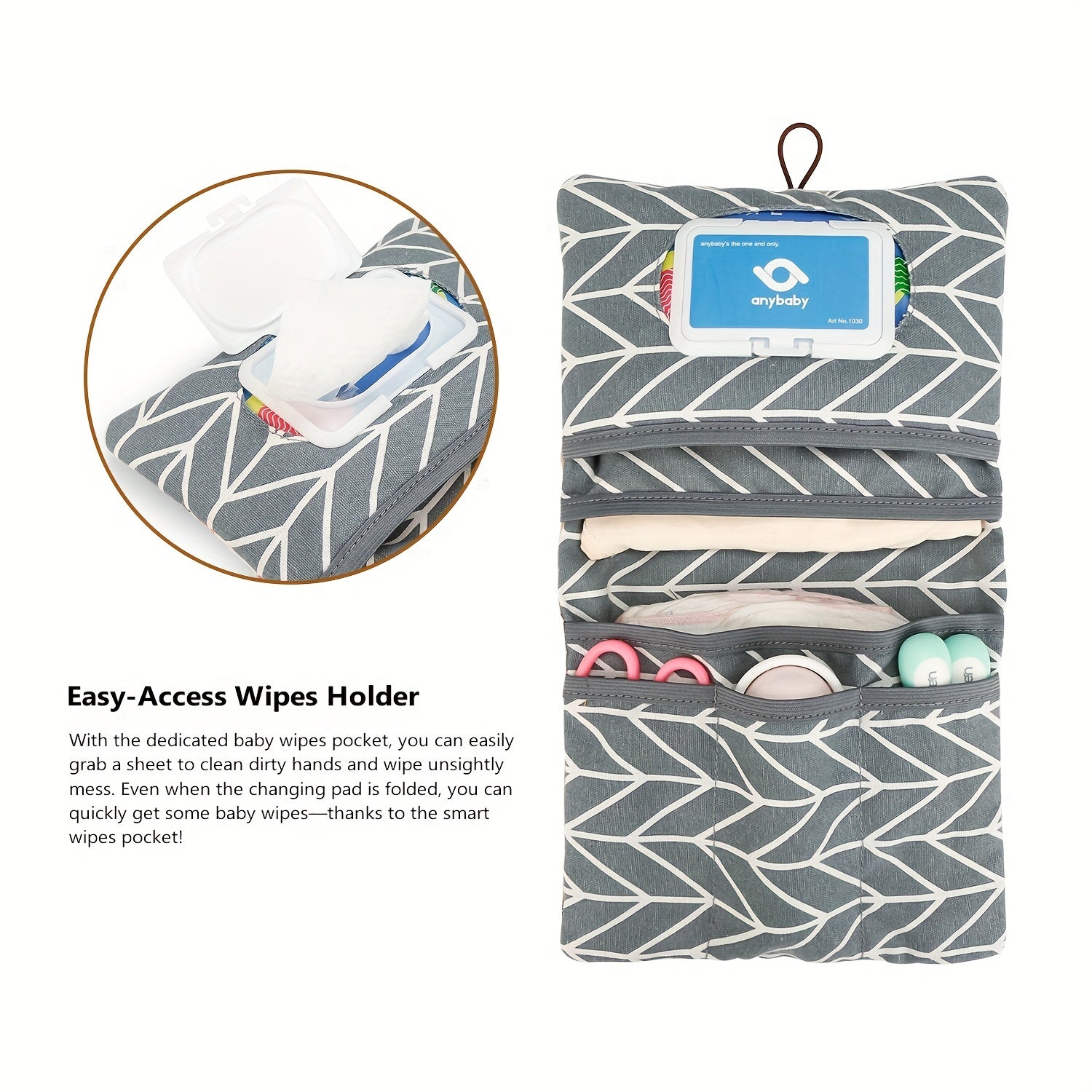 Baby Diaper Storage Bag Wet Wipe Box Portable Wash Bag