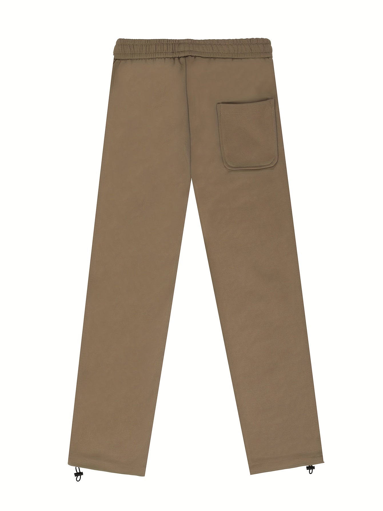 Men's Loose Letters Pattern Pants w/ Pockets Drawstring Trousers