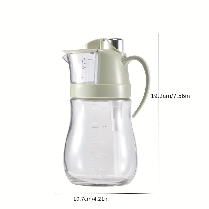 Glass Measuring Pourer Bottle for Kitchen Seasoning Storage