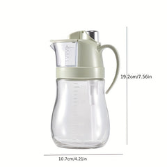 Glass Measuring Pourer Bottle for Kitchen Seasoning Storage