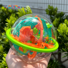 3D Puzzle Ball Brain Game Toys for Kids, Maze Ball with 100 Obstacles