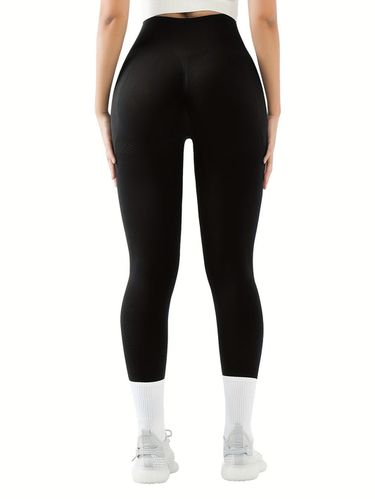 High Waist Tummy Control Fitness Pants Quick Dry Running Yoga Leggings