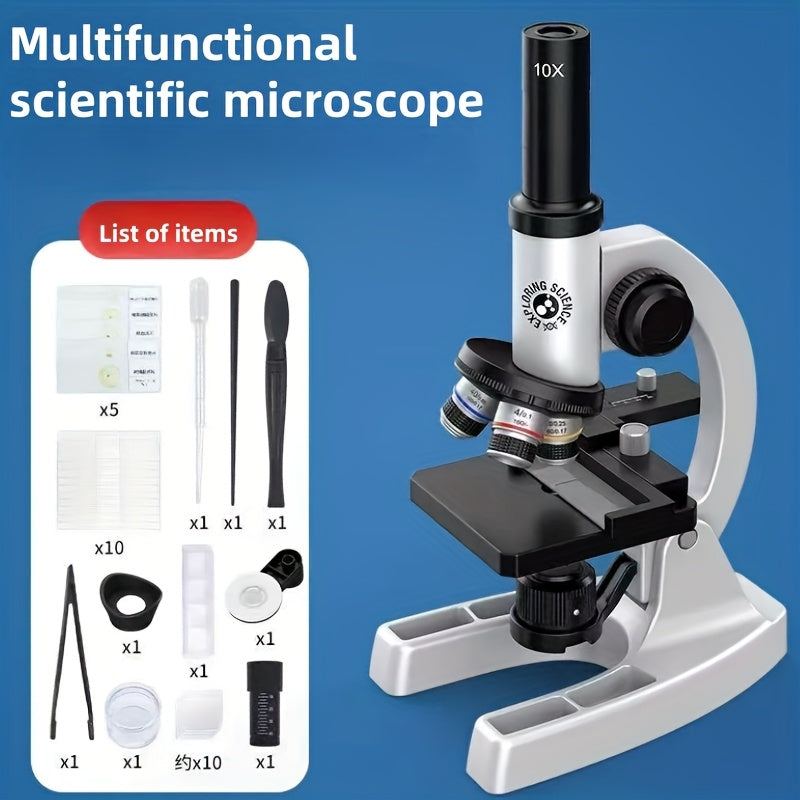 Student Microscope 16Kx Magnification 3x Objectives