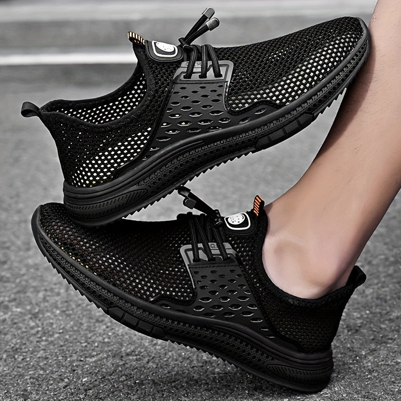 Men's Lightweight Slip On Casual Shoes Breathable Mesh Soft Sole Sneakers