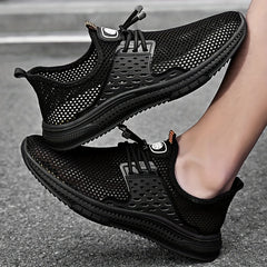 Men's Lightweight Slip On Casual Shoes Breathable Mesh Soft Sole Sneakers
