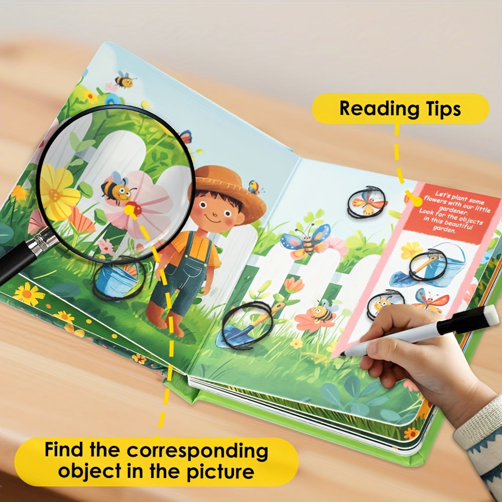 Interactive Flip Page Book for Youngsters Cognitive Ability Improvement