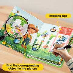 Interactive Flip Page Book for Youngsters Cognitive Ability Improvement