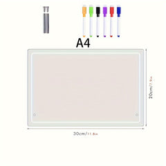 3D Acrylic Blank Planning Desktop Memo Board