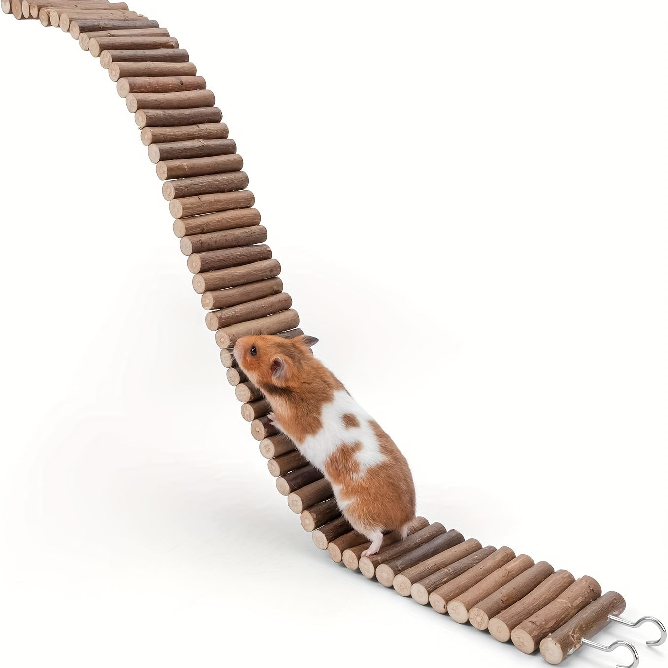 Hamster Suspension Bridge Toy - Fun Climbing Accessory for Small Pets