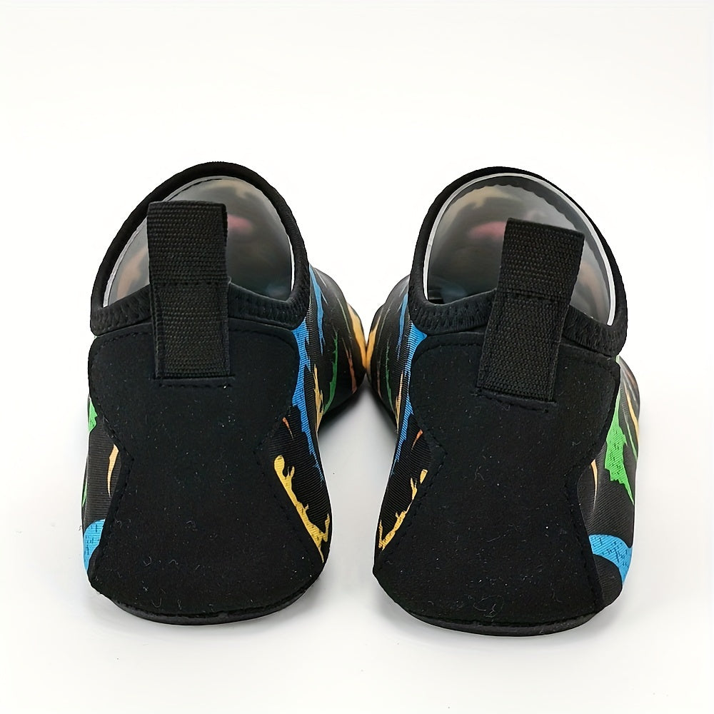 Dinosaur Aqua Socks for Kids Quick Dry Non Slip Soft Water Shoes