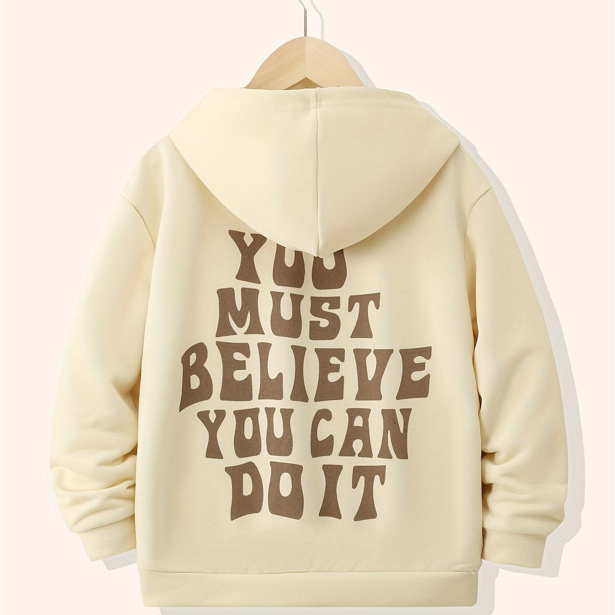 Girls Plain Hoodie Sweatshirt Daily Casual Long Sleeve Top Pullovers
