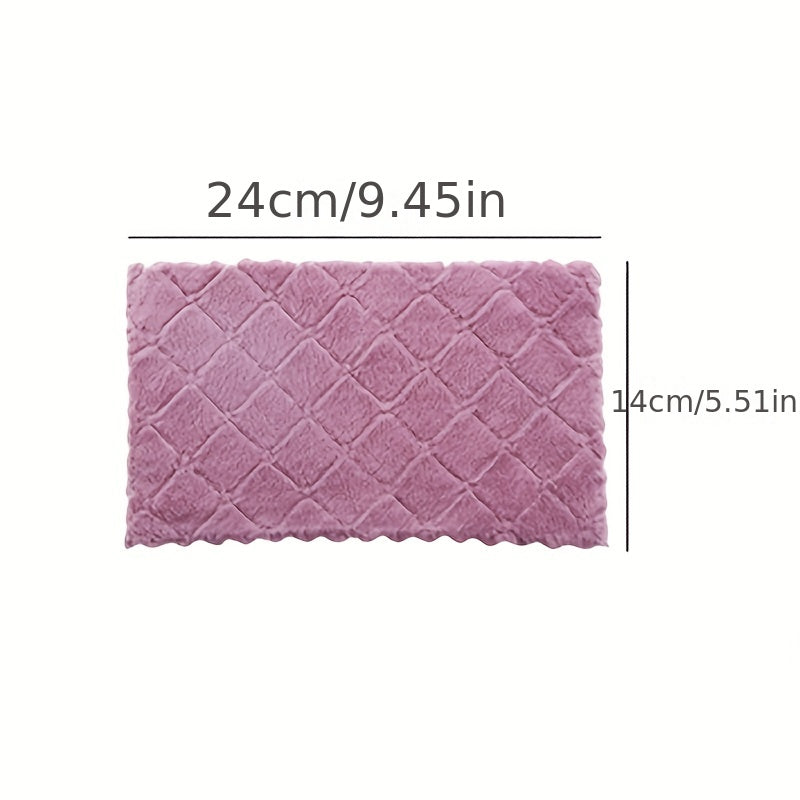 2pcs Vintage Kitchen Dish Cloth Soft Cleaning Rag Reusable Towel