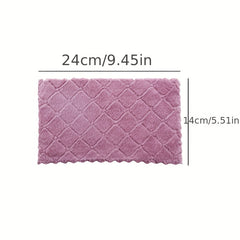 2pcs Vintage Kitchen Dish Cloth Soft Cleaning Rag Reusable Towel