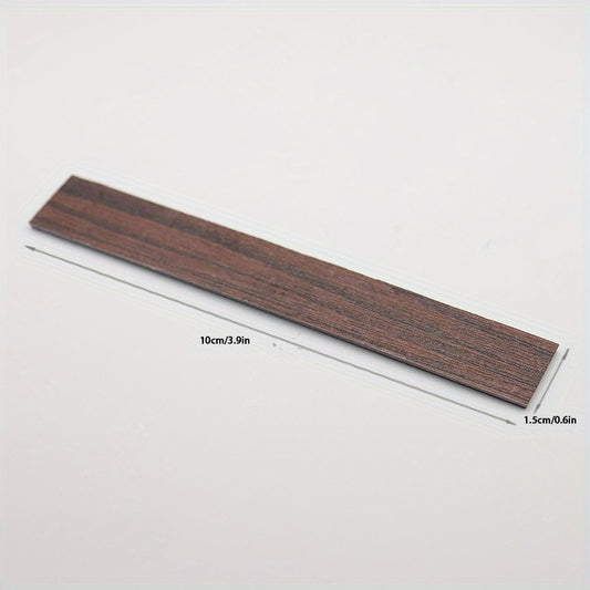 20pcs Fishbone Wood Grain Floor Tiles for Dollhouse Diorama Model