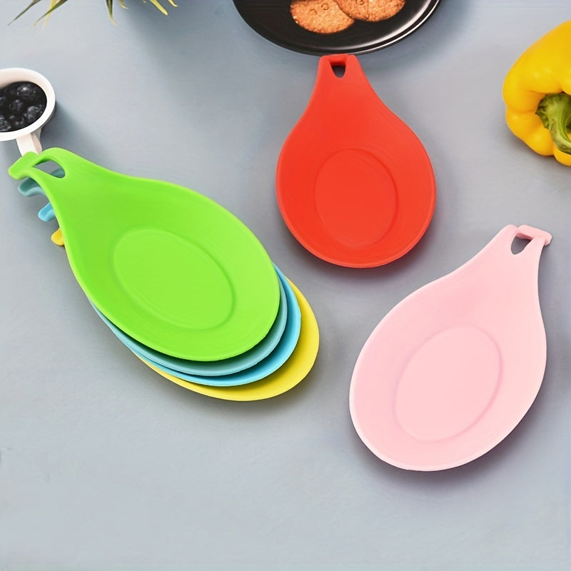 Silicone Spoon Rest Heat Resistant Cooking Utensils Rack