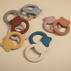 Panda Teether for Babies BPA Silicone Teething Toys Boys & Girls