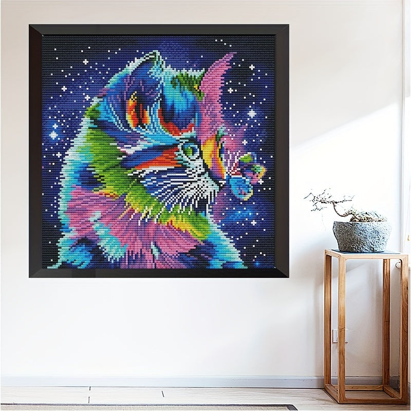 Cat Cross Stitch Embroidery Kit DIY Home Decor