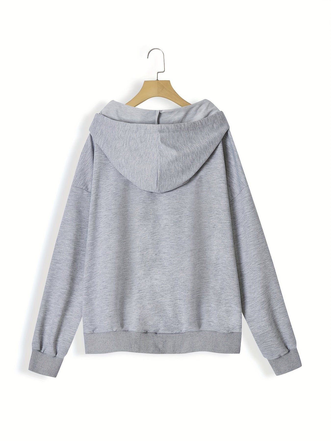 Women's Plus Solid Hoodie & Striped Tank Top Outfit