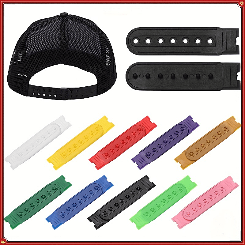 7 Holes Straps Buckle Baseball Cap Clip Repair Fasteners Snap Strap Cowboy Hat