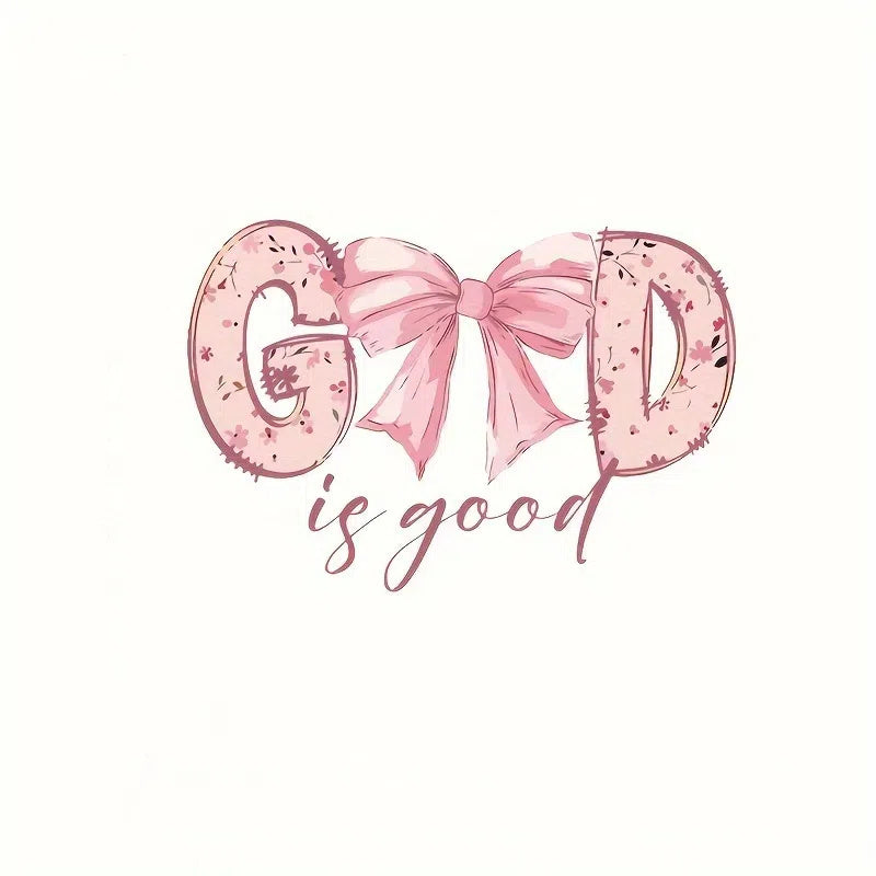 Pink Bowtie Iron On Heat Transfer Decal DIY Washable Sticker H