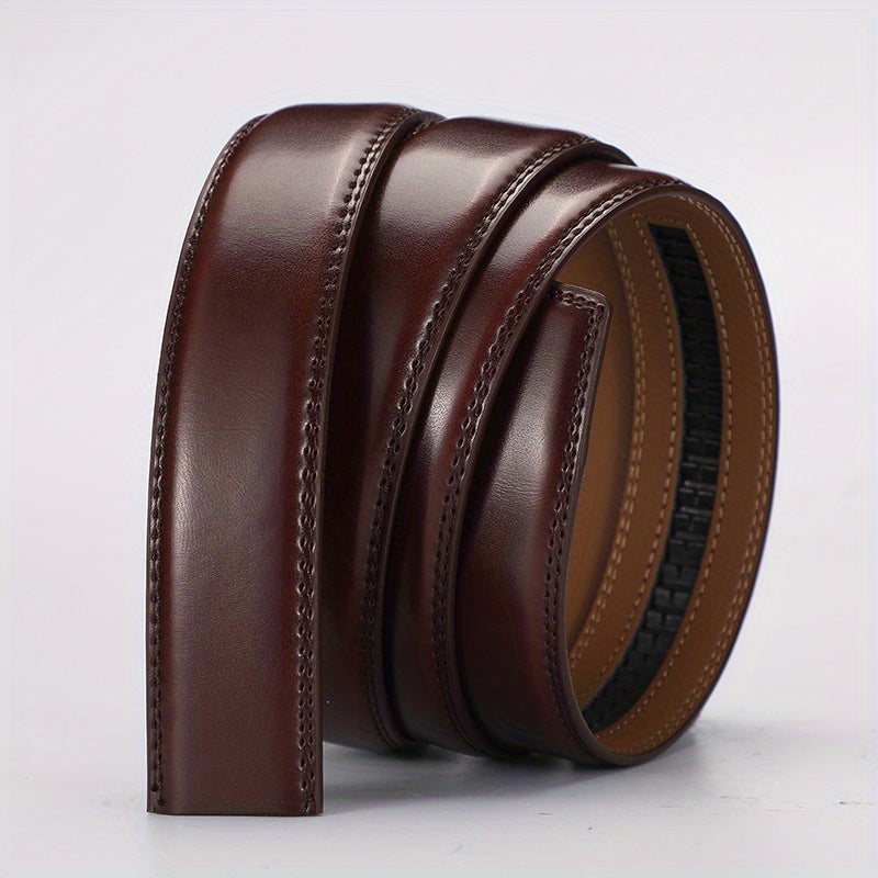Men's Business Automatic Buckle Leather Belt