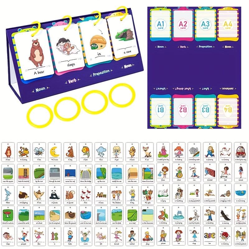 Educational Flashcards Interactive Spelling Game 2pcs