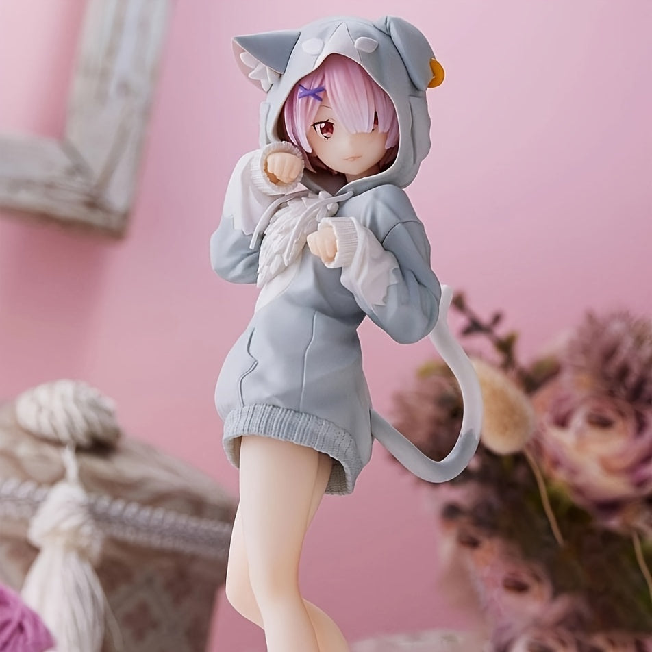 Pink Cat Ears Pajamas Anime Action Figure Gift