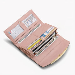 Women's Trifold Wallet RFID Blocking Clutch Handbag