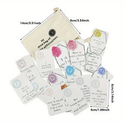 16pcs Funny Affirmation Card Set for Self Improvement and Encouragement