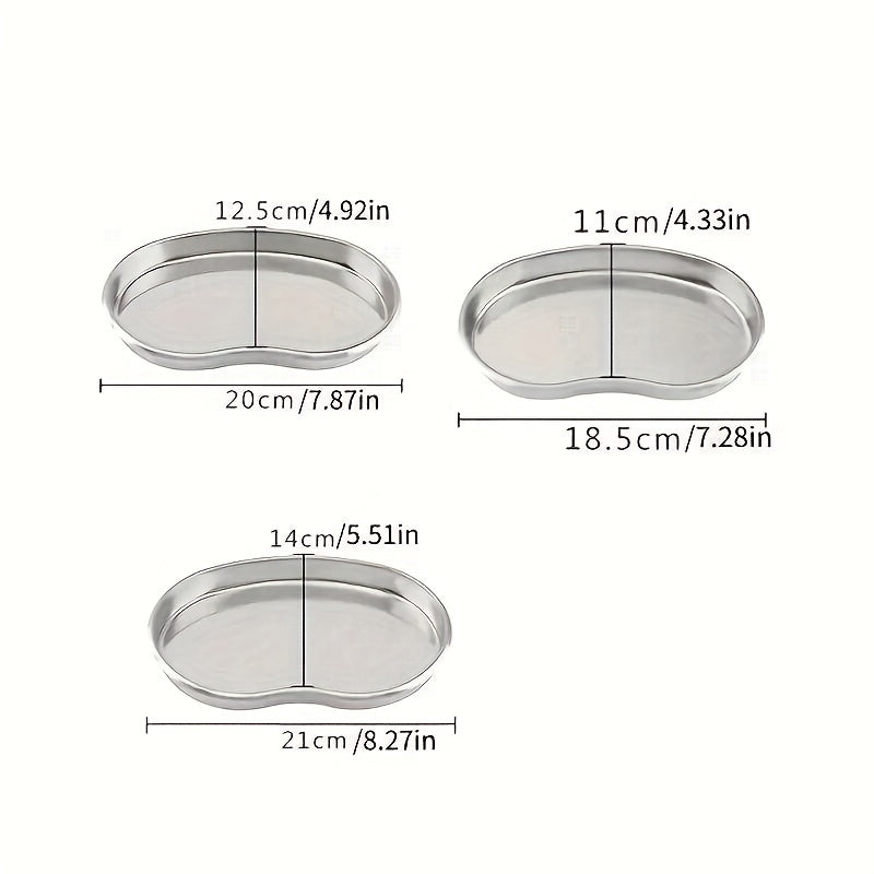 Stainless Steel Kidney Disinfection Tray for Beauty Salons
