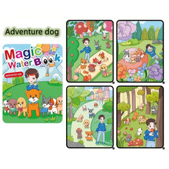Watercolor Painting Magic Book for Toddler Boys Girls