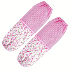 Flowers Pattern Arm Sleeves Antifouling Lace Sleeves Work Oversleeve