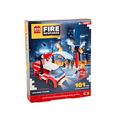 Block Tech Fire Response 101pcs Building Set