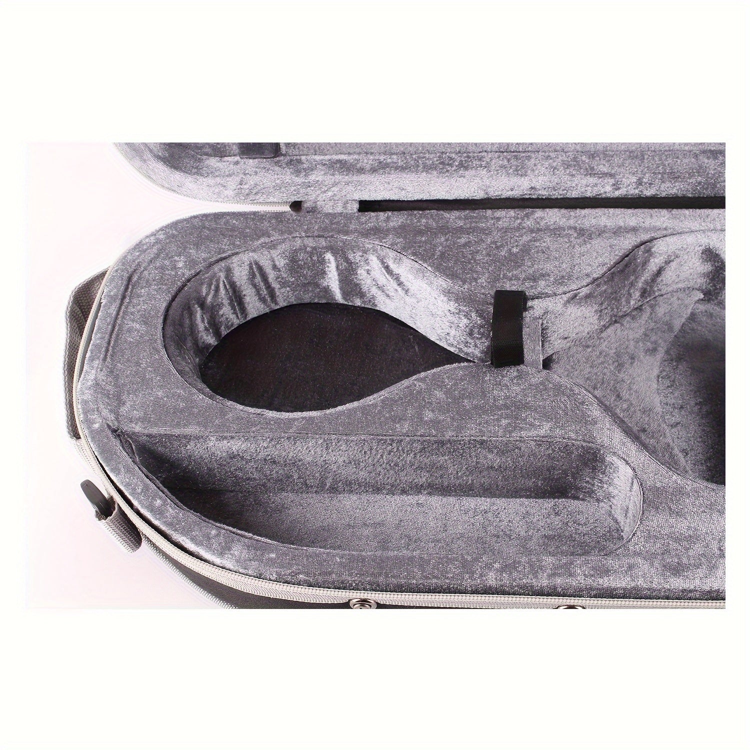 4/4 Violin Case Bag Box High Storage Flannel Built-in Hygrometer