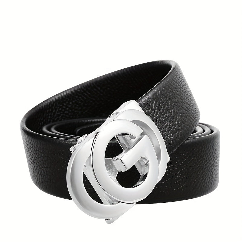 Men's Leather Business Casual Jeans Belt