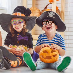 6pcs Halloween 3D Dress Up Glasses Spider Bat Witch Kids Photo Props