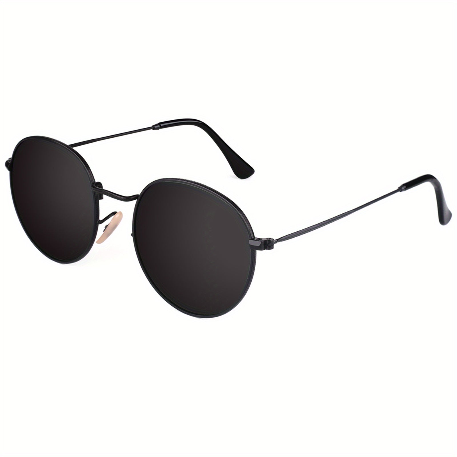 EYEOJO Round Polarized Sunglasses Retro Circle Sunglasses