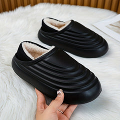 Boys Comfortable Non Slip Fleece House Shoes Soft Bottom Walking Shoes