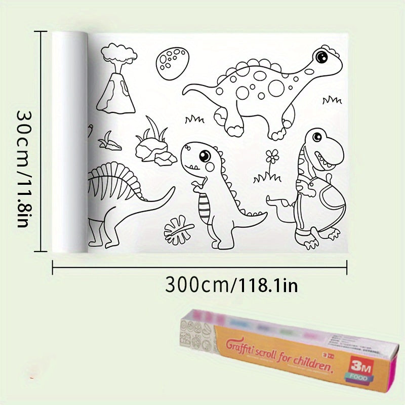 Graffiti Paper Roll for Kids Painting
