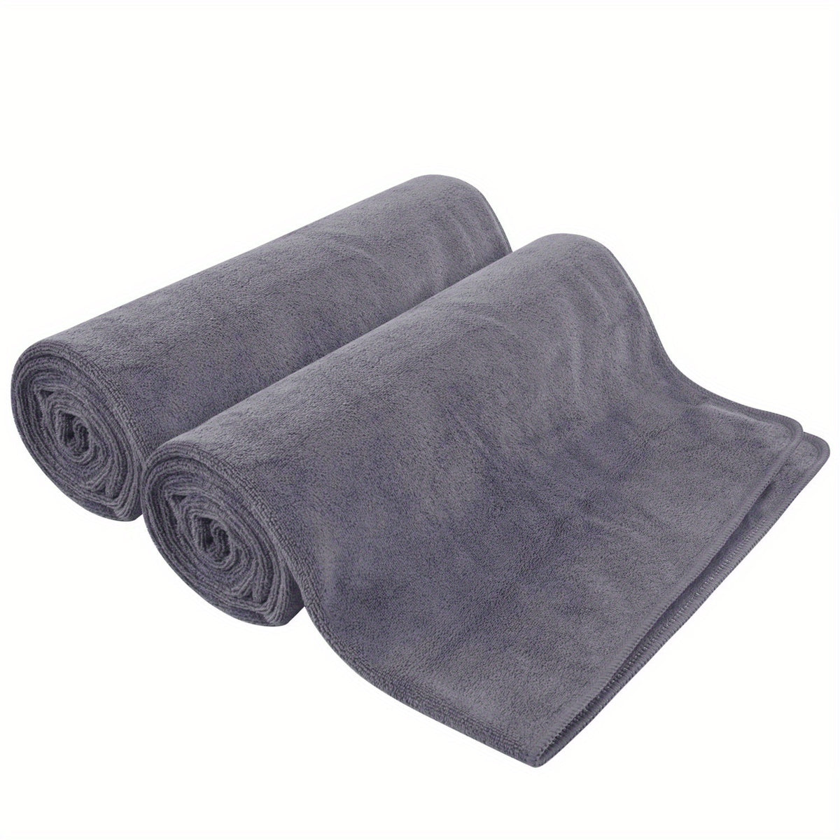 6pcs Microfiber Bath Towel Sets 69 X 175 01cm Grey