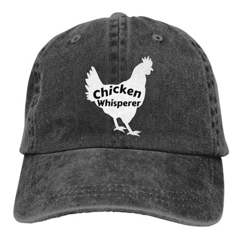 Men Vintage Adjustable Funny Chicken Whisperer Horse Cowboy Hat