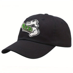 Euramerican Embroidered Money Cap Men's Women's Sun Hat