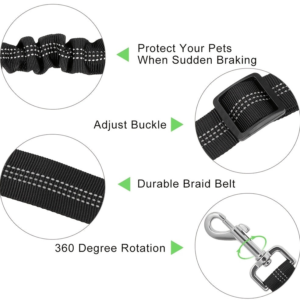 Adjustable Pet Car Seat Belt Elastic Dog Safety Leash Pet Supply