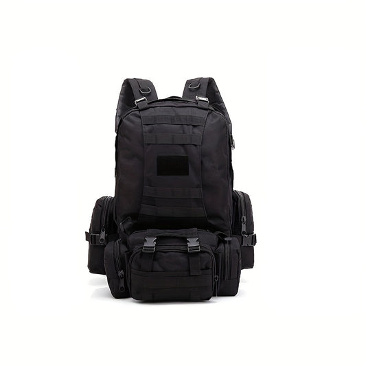 55L Camo Tactical Backpack for Camping Hiking Travel