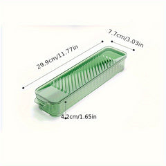 Food Draining Box Transparent Storage Case Thickened Fresh Keeping Box
