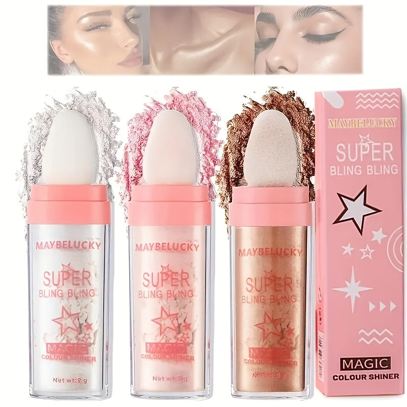 Sparkling Highlighter Powder Spray for Face and Body