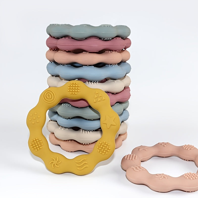 Silicone Teethers for 6 Months Babies - Boilable & Anti Chewable